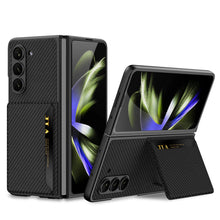 Load image into Gallery viewer, Luxury Leather Card Holder All-inclusive Drop-resistant Phone Case For Samsung Galaxy Z Fold 5/4/3 5G - mycasety2023 Mycasety
