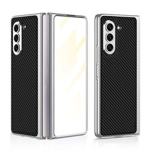 Load image into Gallery viewer, Luxury Leather Plating Phone Case With Back Screen Protector For Samsung Galaxy Z Fold 5/4/3 5G - mycasety2023 Mycasety