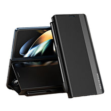Load image into Gallery viewer, Magnetic Flip Cover Leather Case Pen Slot With Stylus Anti-Fall Phone Case For Samsung Galaxy Z Fold 6/5/4/3
