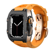Load image into Gallery viewer, Luxury Metal Case Strap For Apple Watch Series 44/45 mm - Mycasety Mycasety
