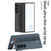 Load image into Gallery viewer, Luxury Wristband Holder Shockproof Phone Case With Back Screen Protector For Galaxy Z Fold 6/7
