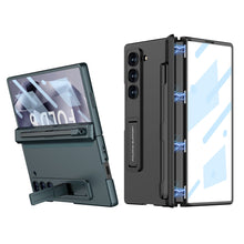 Load image into Gallery viewer, Magnetic Hinge Pen Slot Shockproof Phone Case With Screen Protector For Galaxy Z Fold 6
