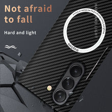 Load image into Gallery viewer, Luxurious Carbon Fiber Shockproof Galaxy Z Fold Phone Case
