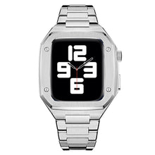 Load image into Gallery viewer, Luxury Metal Case Strap For Apple Watch 44/45mm - Mycasety Mycasety
