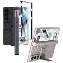 Load image into Gallery viewer, Armor Magnetic Hinge Pen Box Shockproof Phone Case With Screen Protector For Galaxy Z Fold6
