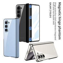 Load image into Gallery viewer, Transparent Magnetic Hinge Shockproof Phone Case With Screen Protector For Galaxy Z Fold6
