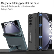 Load image into Gallery viewer, Magnetic Hinge S Pen Slot Ultra-Thin Phone Case For Samsung Galaxy Z Fold5 Fold4 Fold3 - mycasety2023 Mycasety
