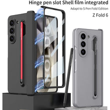 Load image into Gallery viewer, Magnetic Hinge Anti-fall Protective Phone Case With Pen Tray Shell and Film For Galaxy Z Fold6
