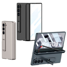 Load image into Gallery viewer, Magnetic Hinge Pen Box Shockproof Phone Case With Screen Protector For Galaxy Z Fold 6
