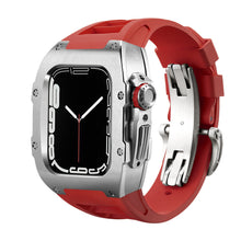 Load image into Gallery viewer, Luxury Metal Case Strap For Apple Watch Series 44/45 mm - Mycasety Mycasety
