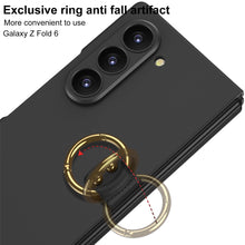 Load image into Gallery viewer, Luxury Leather Shockproof Phone Case With Ring Holder For Galaxy Z Fold6
