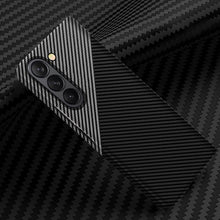 Load image into Gallery viewer, Luxurious Carbon Fiber Shockproof Galaxy Z Fold Phone Case
