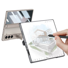 Load image into Gallery viewer, Magnetic Pen Box Shockproof Leather Phone Case With Screen Glass Protector For Galaxy Z Fold 6/5/4/3
