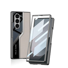 Load image into Gallery viewer, SPORTS DESIGN | Electroplating Leather Shockproof Phone Case With Screen Protector For Galaxy Z Fold6
