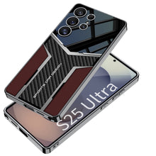Load image into Gallery viewer, Electroplated Leather Anti-fall Protective Phone Case For Galaxy S25 S24 S23 Ultra
