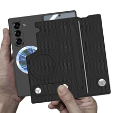 Load image into Gallery viewer, Magnetic Flip Leather Cover Card Holder Anti-Fall Shockproof Phone Case For Galaxy Z Fold6 Fold5
