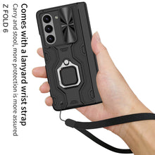 Load image into Gallery viewer, Armor Shockproof Ring Holder Pen Box Phone Case With Screen Protector For Galaxy Z Fold6
