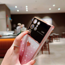 Load image into Gallery viewer, Ins Hot Glitter Powder Bling Protective Phone Case For Samsung Galaxy

