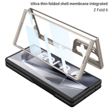 Load image into Gallery viewer, Transparent Frosted Shockproof Phone Case With Back Screen Protector For Galaxy Z Fold 6
