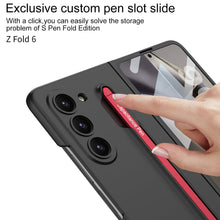 Load image into Gallery viewer, Shockproof Phone Case With Pen Tray Shell and Film For Galaxy Z Fold 6
