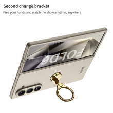 Load image into Gallery viewer, Luxury Shockproof Phone Case With Gold Ring Holder For Galaxy Z Fold 6
