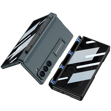 Load image into Gallery viewer, Magnetic Hinge Pen Slot Hidden Bracket All-included Case With Back Screen Protector For Galaxy Z Fold 6/5/4/3
