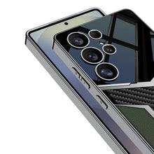Load image into Gallery viewer, Electroplated Leather Anti-fall Protective Phone Case For Galaxy S25 S24 S23 Ultra
