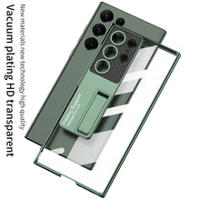 Load image into Gallery viewer, Electroplated Phone Case With Invisible Bracket For Samsung Galaxy S24 S23 S22 Ultra Plus - Mycasety Mycasety
