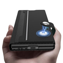 Load image into Gallery viewer, Magnetic Flip Leather Cover Card Holder Anti-Fall Shockproof Phone Case For Galaxy Z Fold6 Fold5

