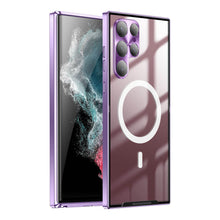 Load image into Gallery viewer, Magnetic Magsafe Metal Case for Samsung Galaxy S24 S23 S22 S21 Ultra Plus Note20 Ultra - Mycasety Mycasety

