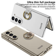 Load image into Gallery viewer, Luxury Leather Shockproof Phone Case With Ring Holder For Galaxy Z Fold6
