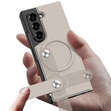 Load image into Gallery viewer, Magnetic Flip Leather Cover Card Holder Anti-Fall Shockproof Phone Case For Galaxy Z Fold6 Fold5
