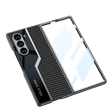 Load image into Gallery viewer, SPORTS DESIGN | Electroplating Leather Shockproof Phone Case With Screen Protector For Galaxy Z Fold6
