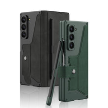 Load image into Gallery viewer, Luxurious Suede Cover Shockproof Phone Case With Screen Protector and Pen Slot For Galaxy Z Fold 6/5/4/3
