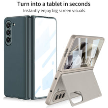 Load image into Gallery viewer, Luxury Leather Shockproof Phone Case With Back Screen Protector For Galaxy Z Fold6
