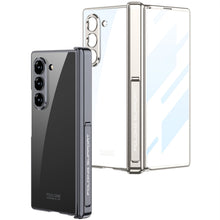 Load image into Gallery viewer, Transparent Magnetic Hinge Bracket Shockproof Phone Case With Screen Protector For Galaxy Z Fold6
