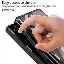 Load image into Gallery viewer, Armor Shockproof Ring Holder Pen Box Phone Case With Screen Protector For Galaxy Z Fold6
