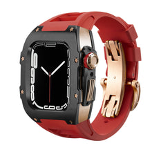 Load image into Gallery viewer, Luxury Metal Case Strap For Apple Watch Series 44/45 mm - Mycasety Mycasety

