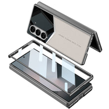 Load image into Gallery viewer, SPORTS DESIGN | Electroplating Leather Shockproof Phone Case With Screen Protector For Galaxy Z Fold6
