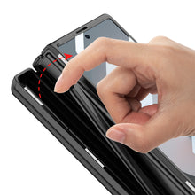 Load image into Gallery viewer, Magnetic Pen Box Shockproof Leather Phone Case With Screen Glass Protector For Galaxy Z Fold 6/5/4/3
