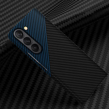Load image into Gallery viewer, Luxurious Carbon Fiber Shockproof Galaxy Z Fold Phone Case
