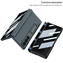 Load image into Gallery viewer, Magnetic Hinge Hidden Bracket All-included Case With Back Screen Protector For Galaxy Z Fold 6/5/4/3
