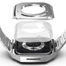 Load image into Gallery viewer, Luxury Metal Case Strap For Apple Watch 44/45mm - Mycasety Mycasety
