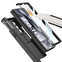 Load image into Gallery viewer, Armor Magnetic Hinge Pen Box Shockproof Phone Case With Screen Protector For Galaxy Z Fold6
