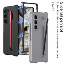 Load image into Gallery viewer, Magnetic Hinge Anti-fall Protective Phone Case With Pen Tray Shell and Film For Galaxy Z Fold6
