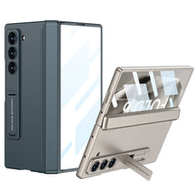 Load image into Gallery viewer, Magnetic Hinge Bracket Shockproof Phone Case With Back Screen Protector For Galaxy Z Fold6
