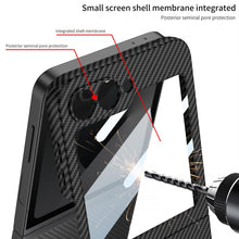 Load image into Gallery viewer, Carbon Fiber Shockproof Phone Case For Galaxy Z Flip6
