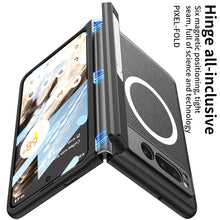 Load image into Gallery viewer, Magnetic Magsafe All-inclusive Invisible Bracket Leather Case For Google Pixel Fold With Back Screen Protector - mycasety2023 Mycasety
