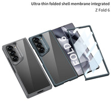 Load image into Gallery viewer, Transparent Frosted Shockproof Phone Case With Back Screen Protector For Galaxy Z Fold 6
