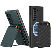 Load image into Gallery viewer, Magnetic Card Holder Shockproof Phone Case With Screen Protector For Galaxy Z Fold 6/5/4/3
